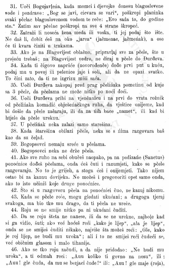 Pelarstvo u Lici1906